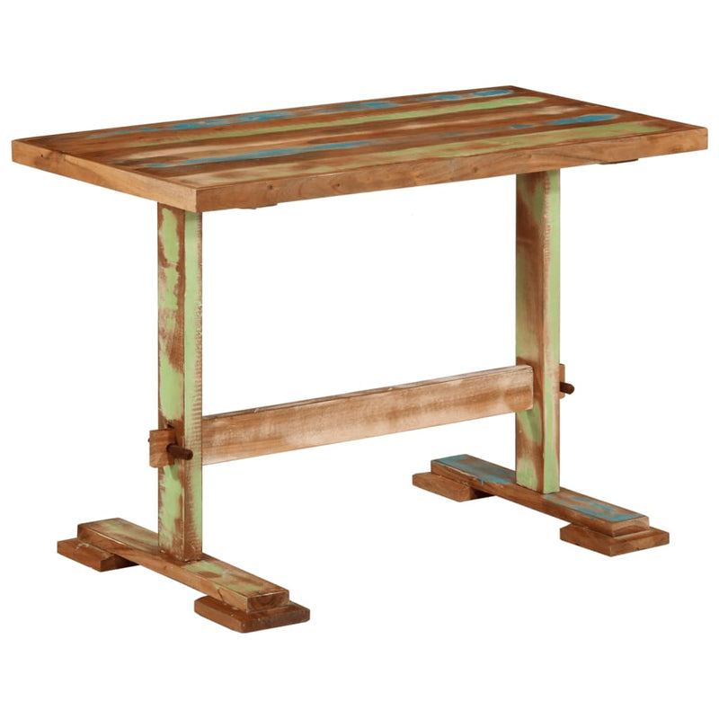Dining Table 110x55x78 cm Solid Wood Reclaimed