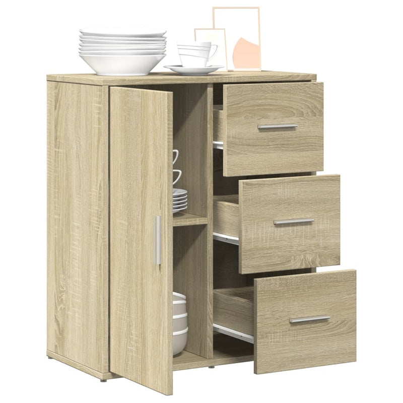 Sideboard Sonoma Oak 60x31x70 cm Engineered Wood
