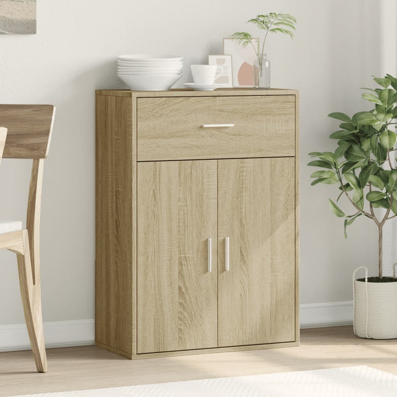 Sideboard Sonoma Oak 60x30x84 cm Engineered Wood