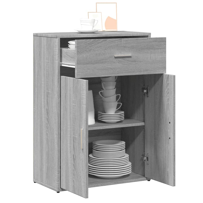 Sideboard Grey Sonoma 60x30x84 cm Engineered Wood