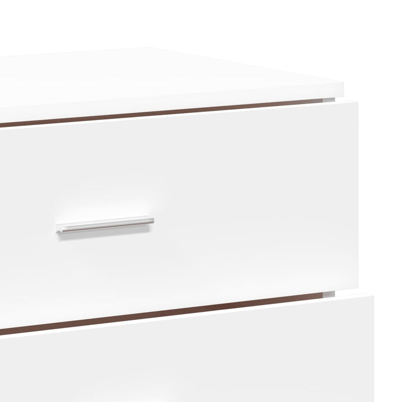 Sideboard White 60x39x80 cm Engineered Wood