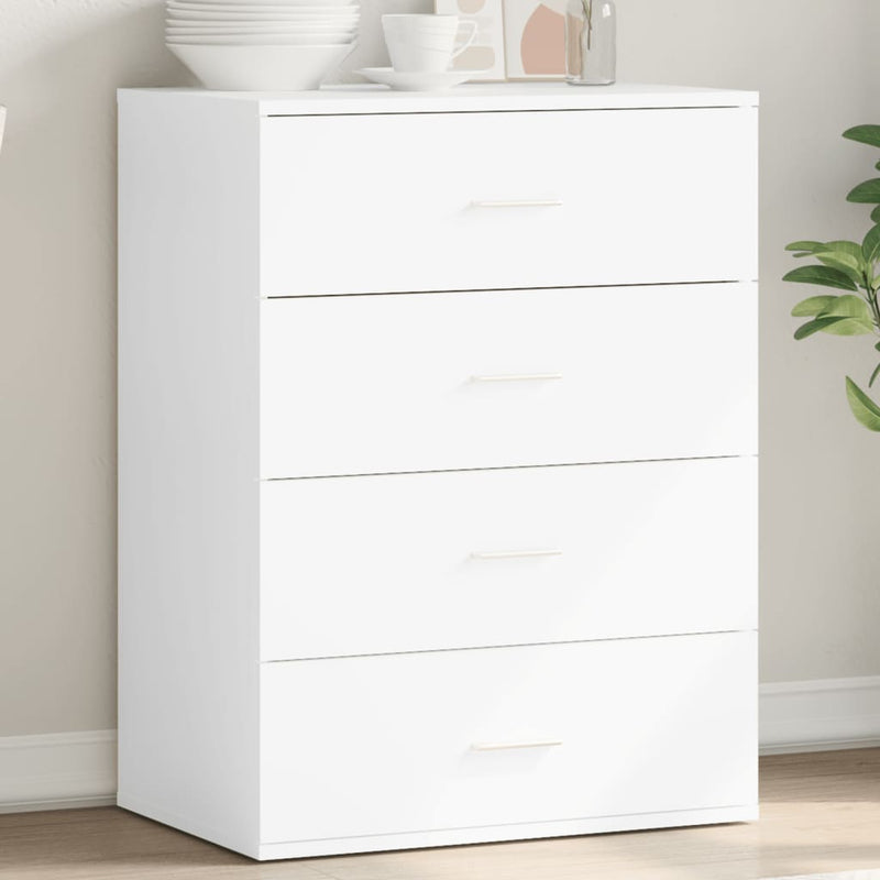 Sideboard White 60x39x80 cm Engineered Wood
