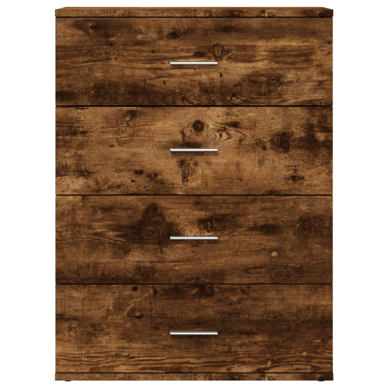 Sideboard Smoked Oak 60x39x80 cm Engineered Wood