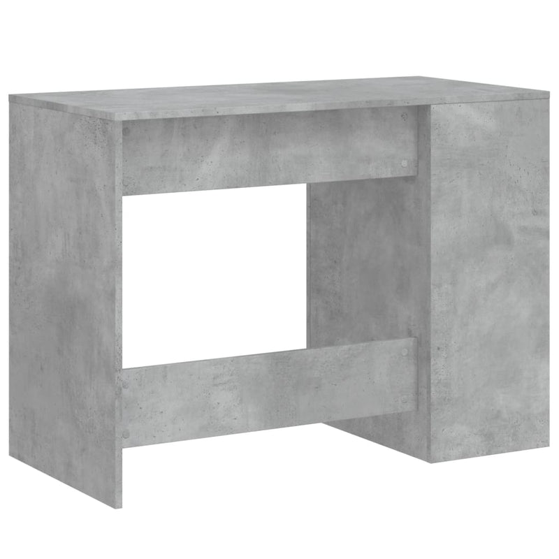 Modern Wooden Home Office Computer Desk With Open Storage Compartments Wood