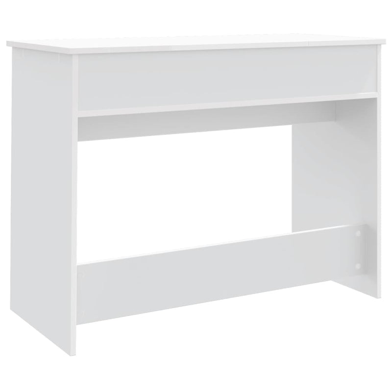Modern Wooden Dressing Table Makeup Vanity Desk With Drawers & Pull Up Mirror