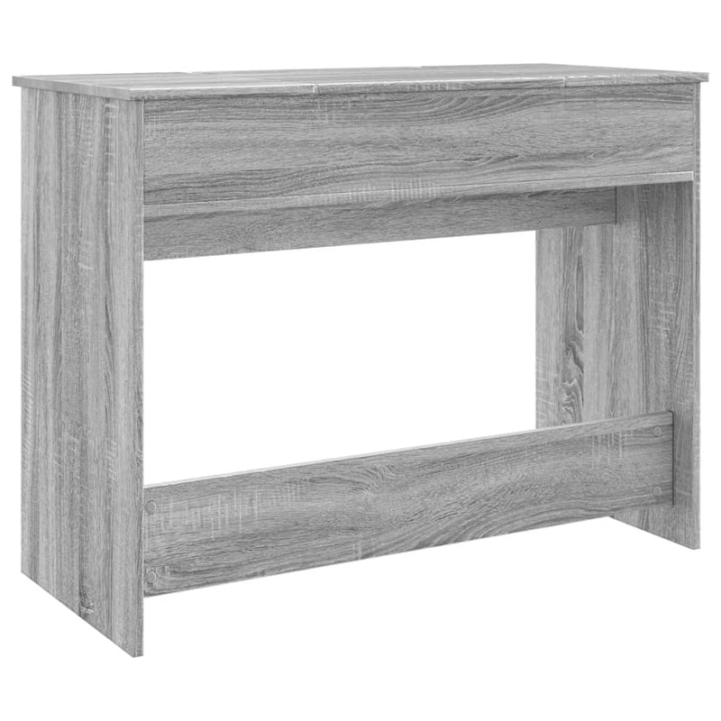 Modern Wooden Dressing Table Makeup Vanity Desk With Drawers & Pull Up Mirror