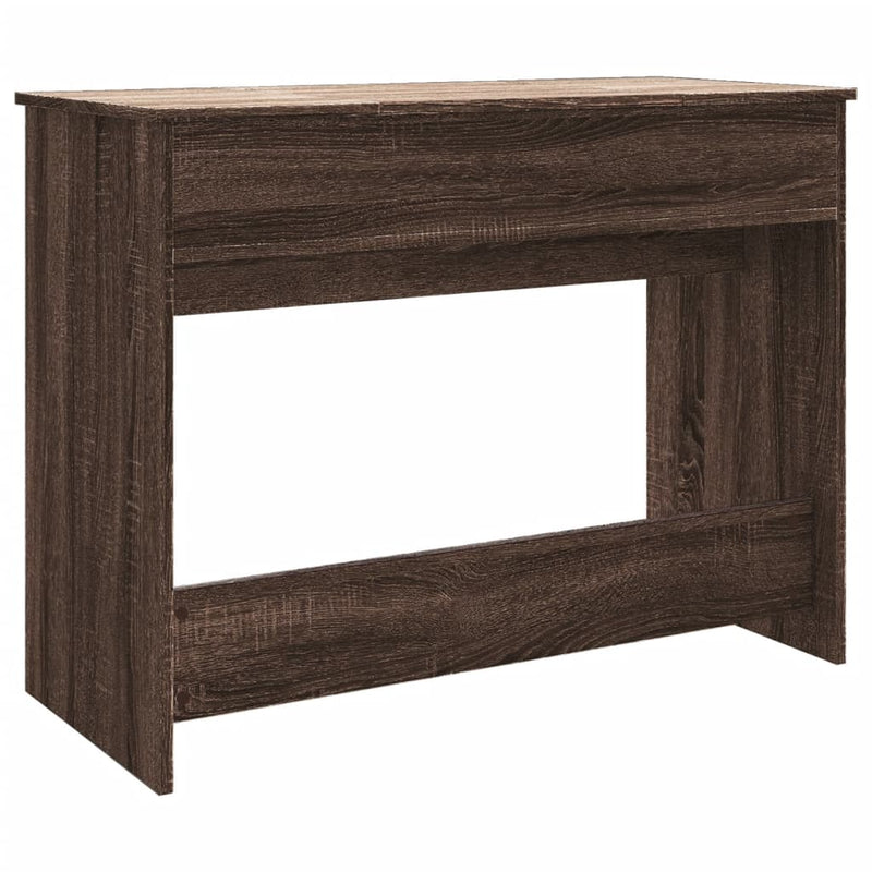 Modern Wooden Dressing Table Makeup Vanity Desk With Drawers & Pull Up Mirror