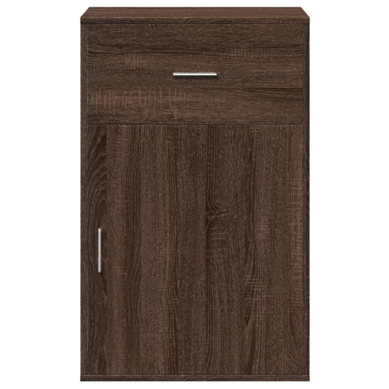 Storage Cabinet Brown Oak 56.5x39x90 cm Engineered Wood