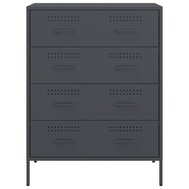 Sideboard Anthracite 68x39x89 cm Steel
