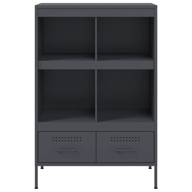 Highboard Anthracite 68x39x101.5 cm Steel