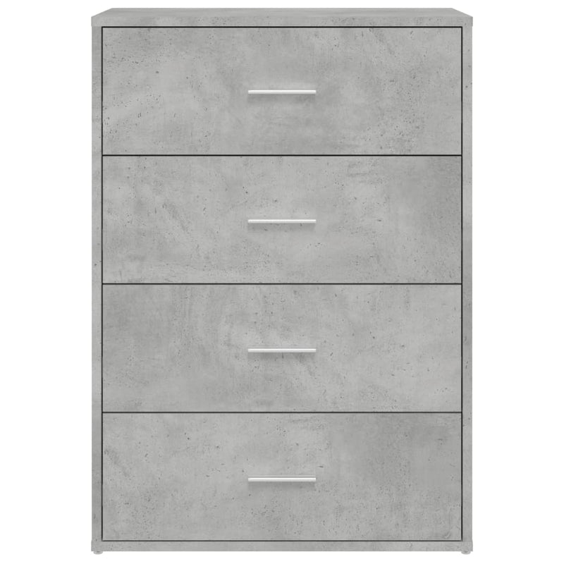 Sideboards 2 pcs Concrete Grey 60x31x84 cm Engineered Wood