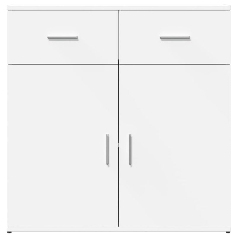 Sideboards 2 pcs White 79x38x80 cm Engineered Wood