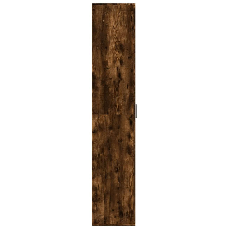 Highboard Smoked Oak 60x35x180 cm Engineered Wood