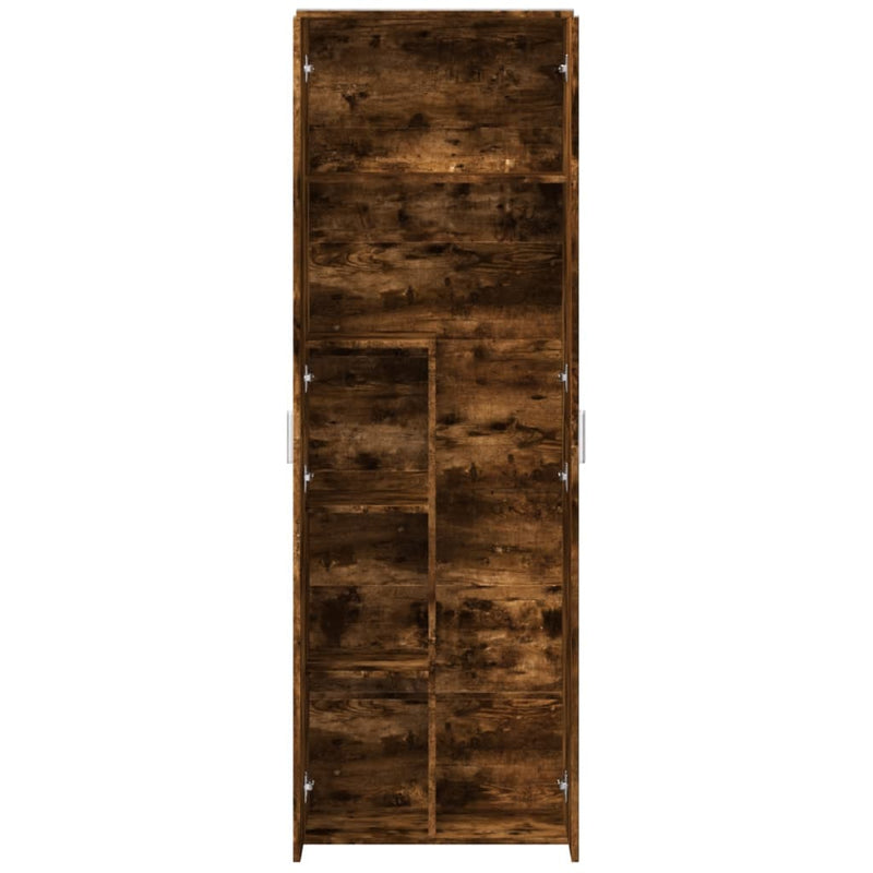 Highboard Smoked Oak 60x35x180 cm Engineered Wood