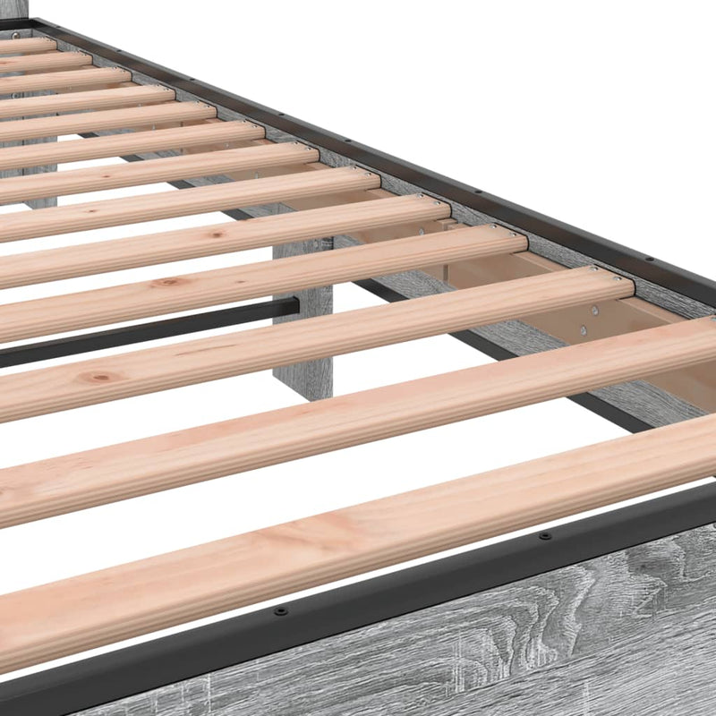 Modern Wooden Emperor Size 2m Bed Frame Base With Headboard Solid Wood Beds