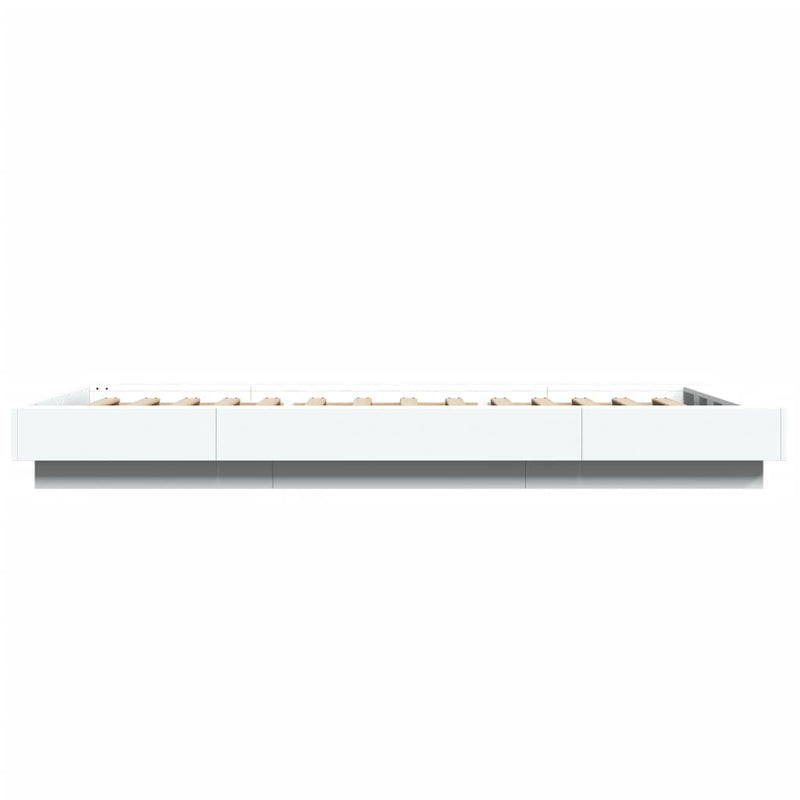 Bed Frame without Mattress White 90x200 cm