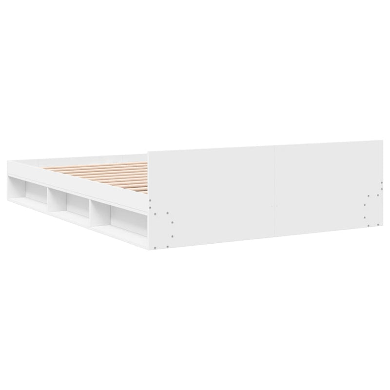 Modern Wooden Queen Size 1.6m Bed Frame Base With Under Storage Space Drawers