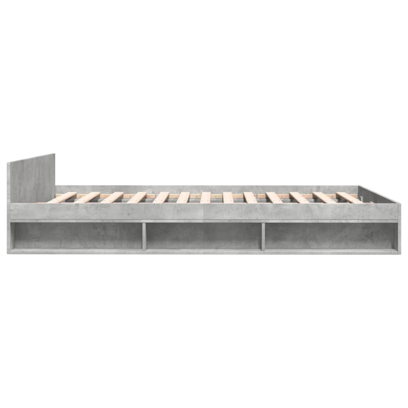 Modern Wooden Queen Size 1.6m Bed Frame Base With Under Storage Space Drawers