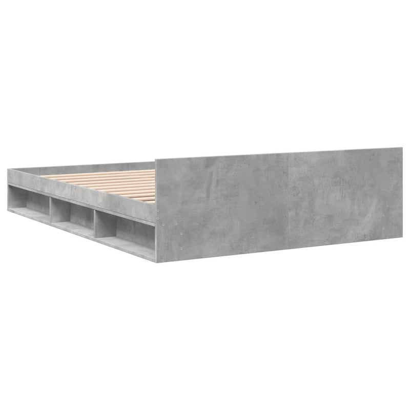 Modern Wooden Queen Size 1.6m Bed Frame Base With Under Storage Space Drawers