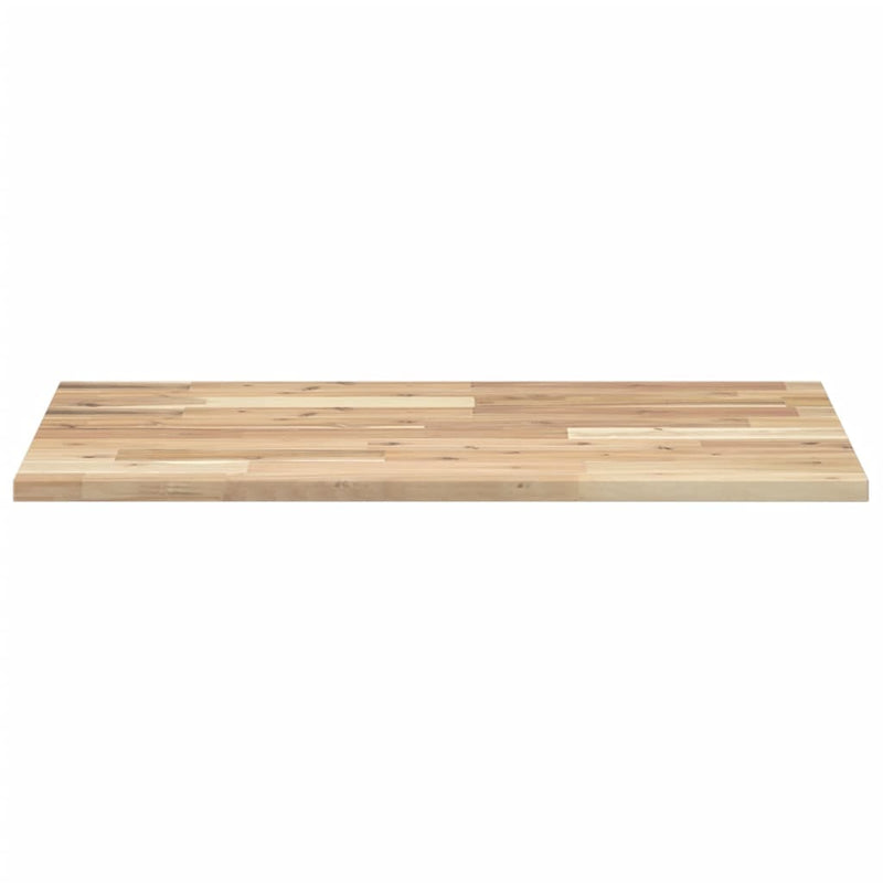 Bathroom Vanity Top Untreated 80x50x2 cm Solid Wood Acacia