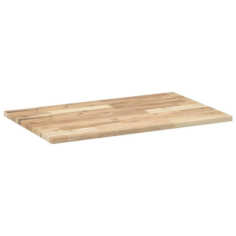 Bathroom Vanity Top Untreated 80x50x2 cm Solid Wood Acacia