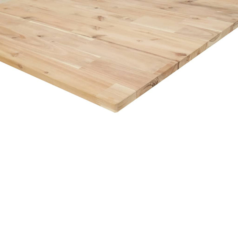 Bathroom Vanity Top Untreated 80x50x2 cm Solid Wood Acacia