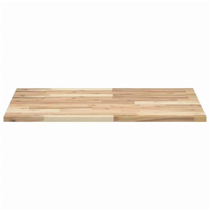 Bathroom Vanity Top Untreated 100x60x2 cm Solid Wood Acacia