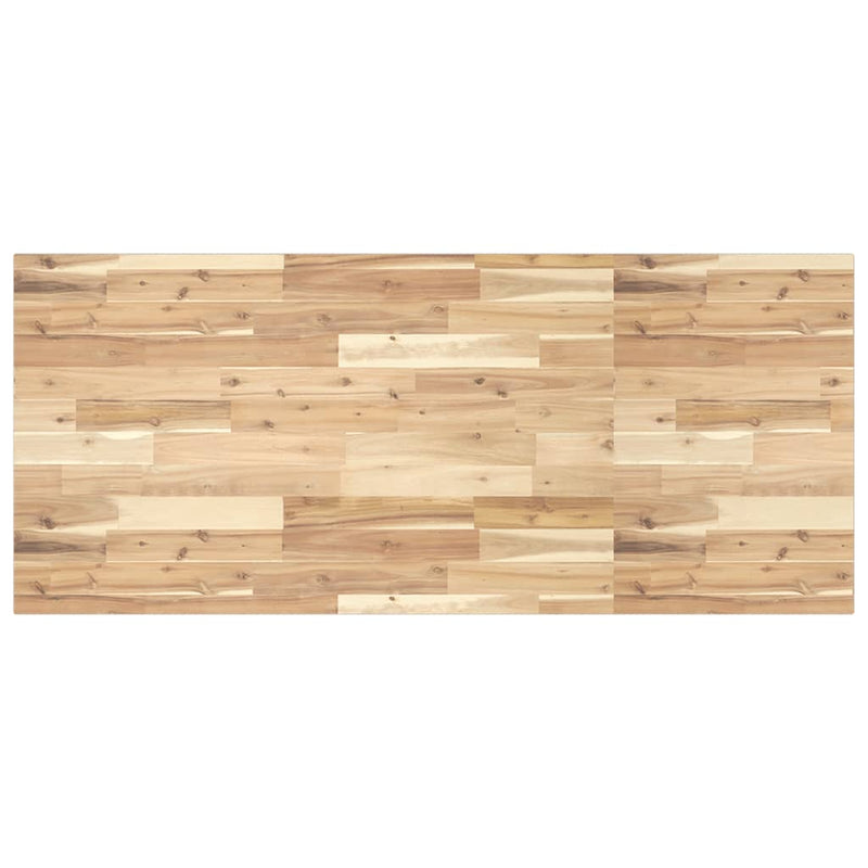 Bathroom Vanity Top Untreated 120x60x2 cm Solid Wood Acacia