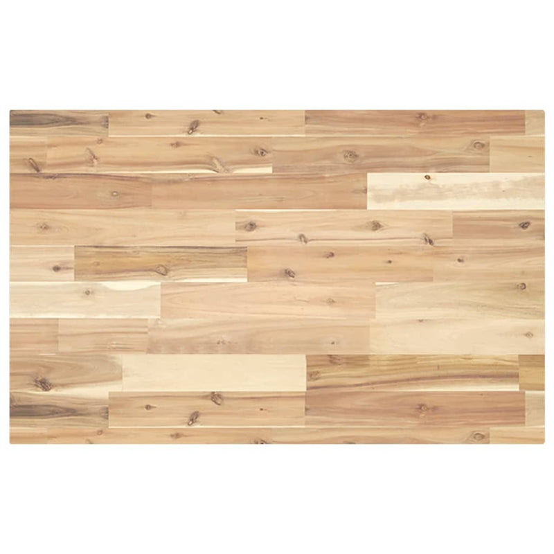 Bathroom Vanity Top Untreated 160x50x4 cm Solid Wood Acacia