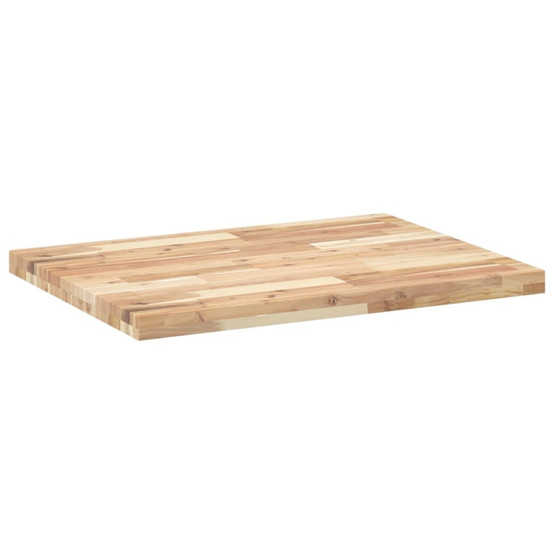 Bathroom Vanity Top Untreated 80x60x4 cm Solid Wood Acacia