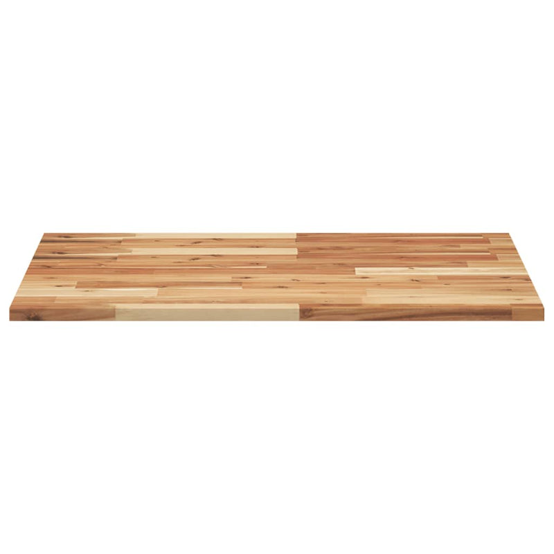 Bathroom Vanity Top Oil Finished 100x60x2 cm Solid Wood Acacia
