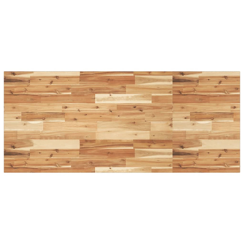 Bathroom Vanity Top Oil Finished 140x60x2 cm Solid Wood Acacia