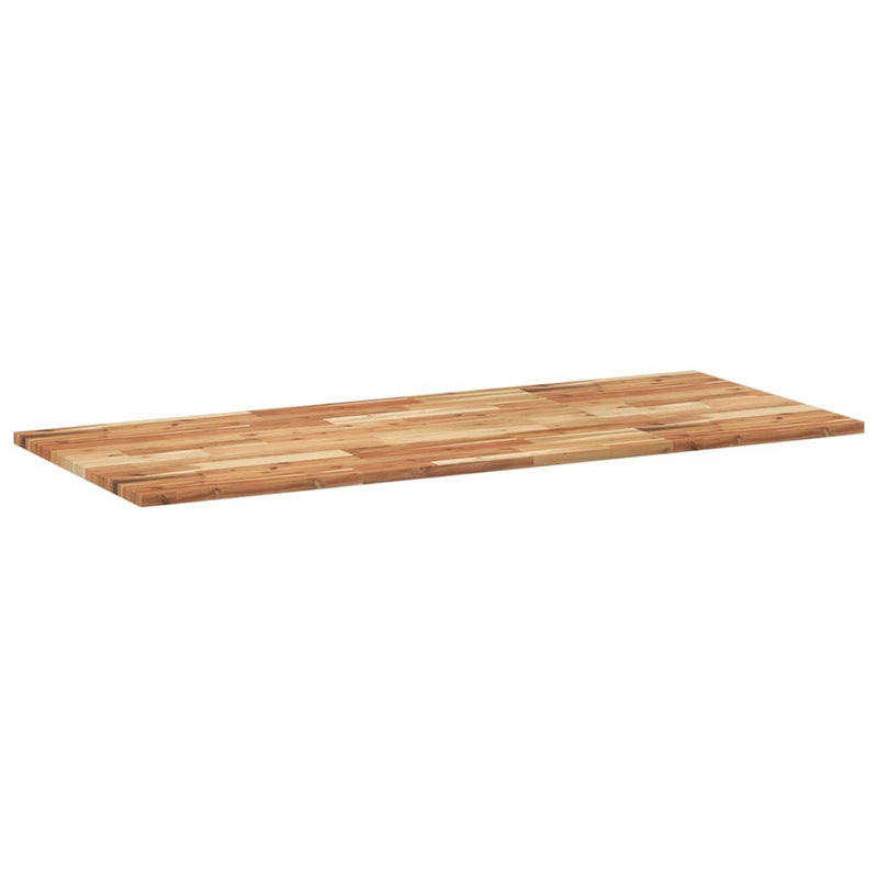 Bathroom Vanity Top Oil Finished 140x60x2 cm Solid Wood Acacia