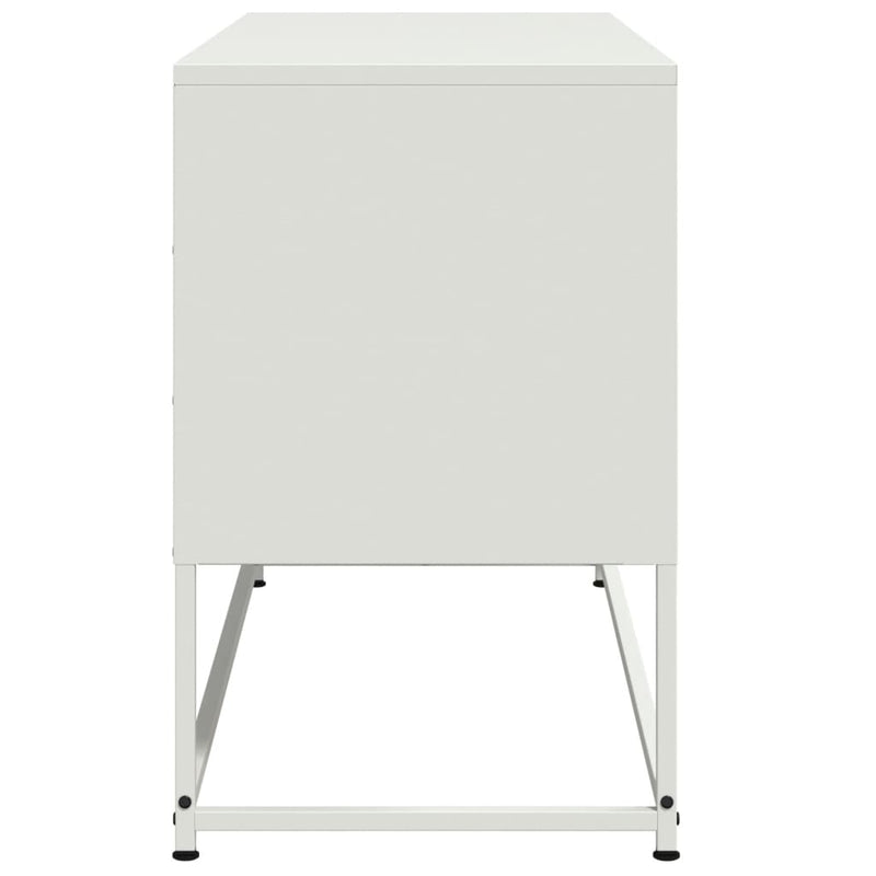 Industrial Steel 40 Inch TV Tele Stand Unit Cabinet With 3 Doors Storage