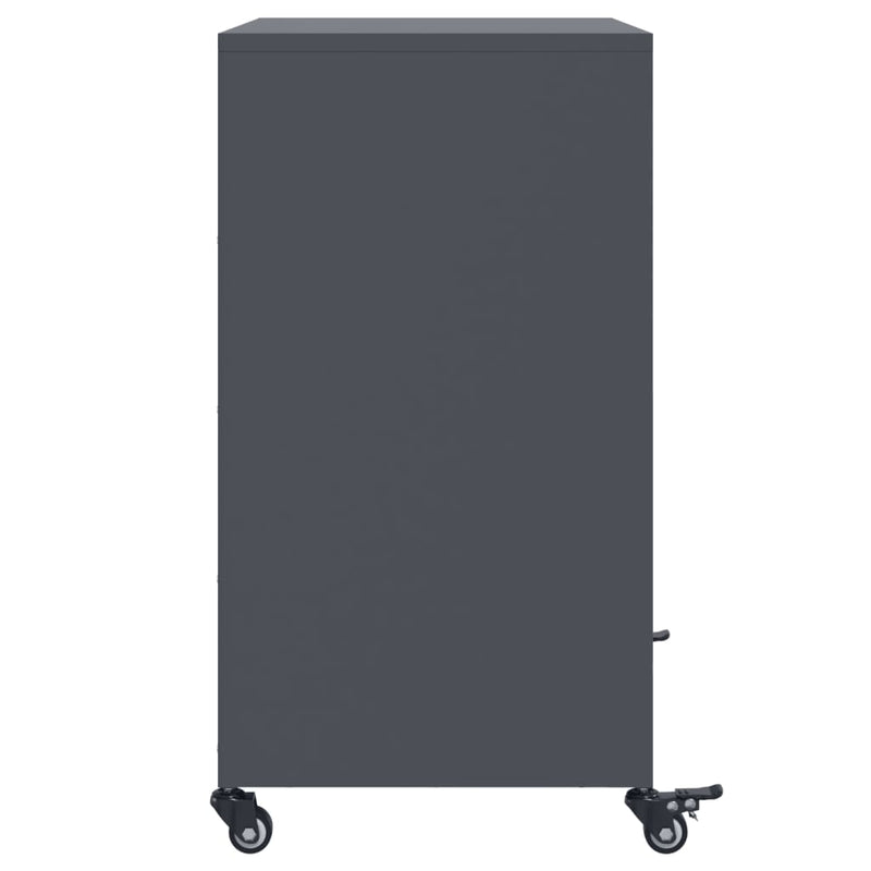 Sideboard Anthracite 68x39x72 cm Steel