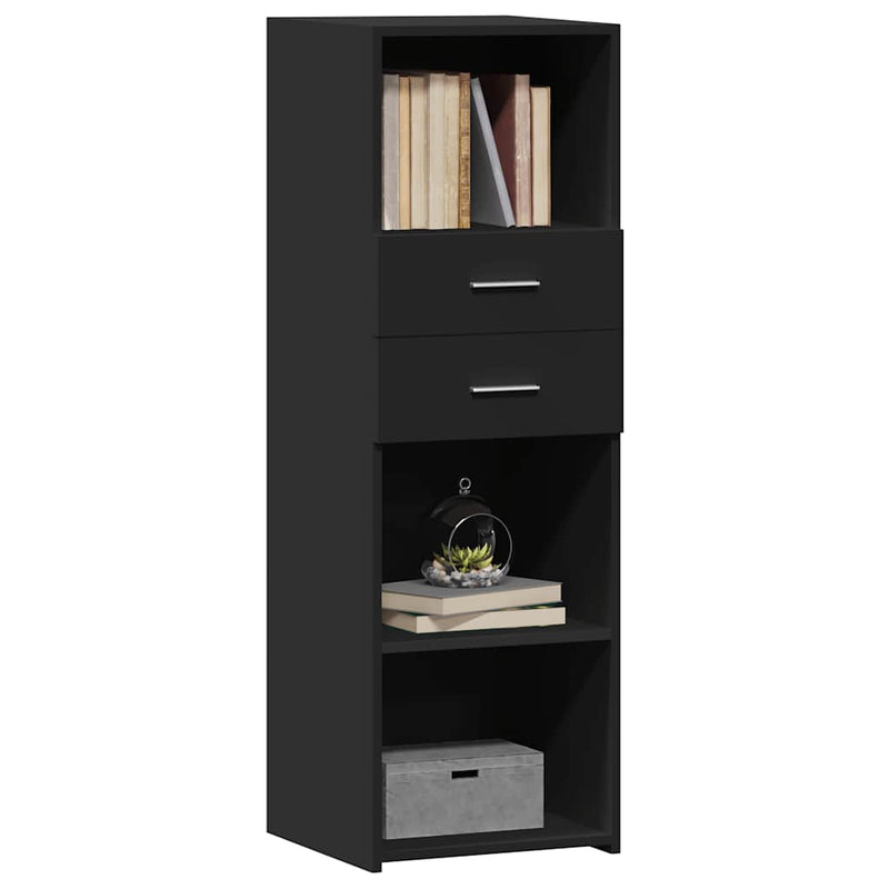 Highboard Black 40x42.5x124 cm Engineered Wood