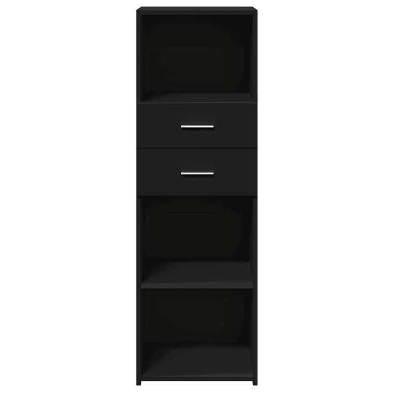 Highboard Black 40x42.5x124 cm Engineered Wood