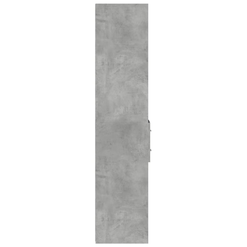 Highboard Concrete Grey 30x42.5x185 cm Engineered Wood