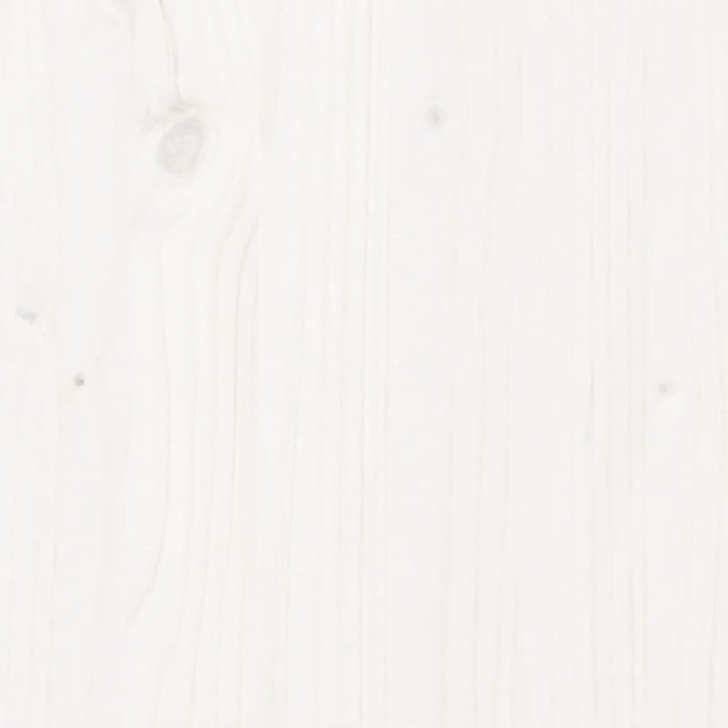 Bed Frame without Mattress White 160x200 cm Solid Wood Pine