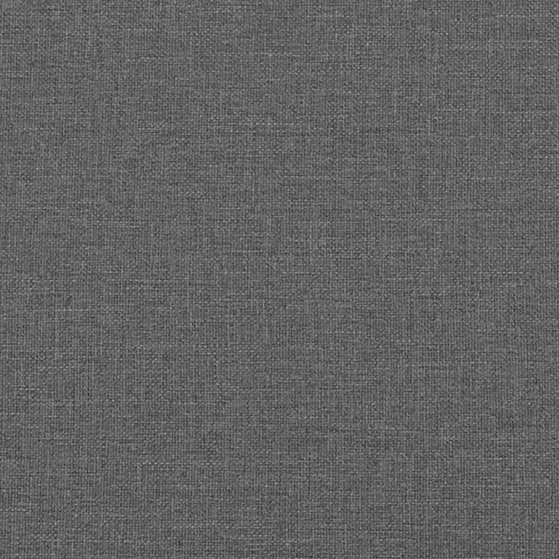 Bed Frame without Mattress Dark Grey Super King Fabric