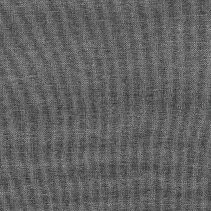 Bed Frame without Mattress Dark Grey Super King Fabric