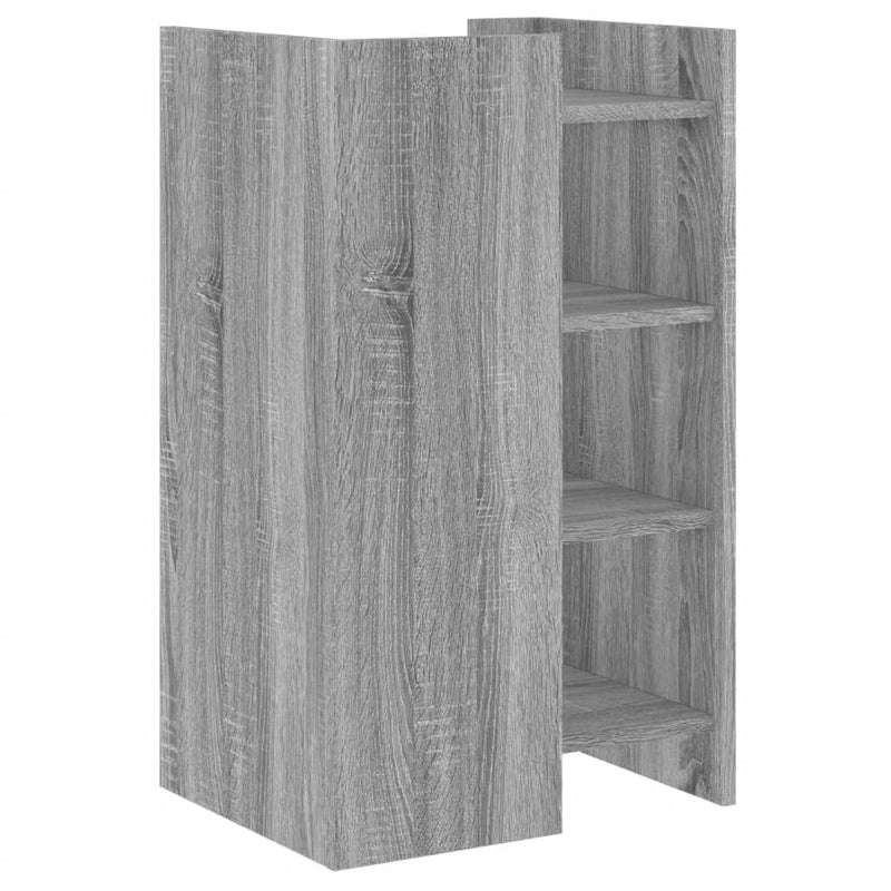Sideboard Grey Sonoma 45x35x75 cm Engineered Wood