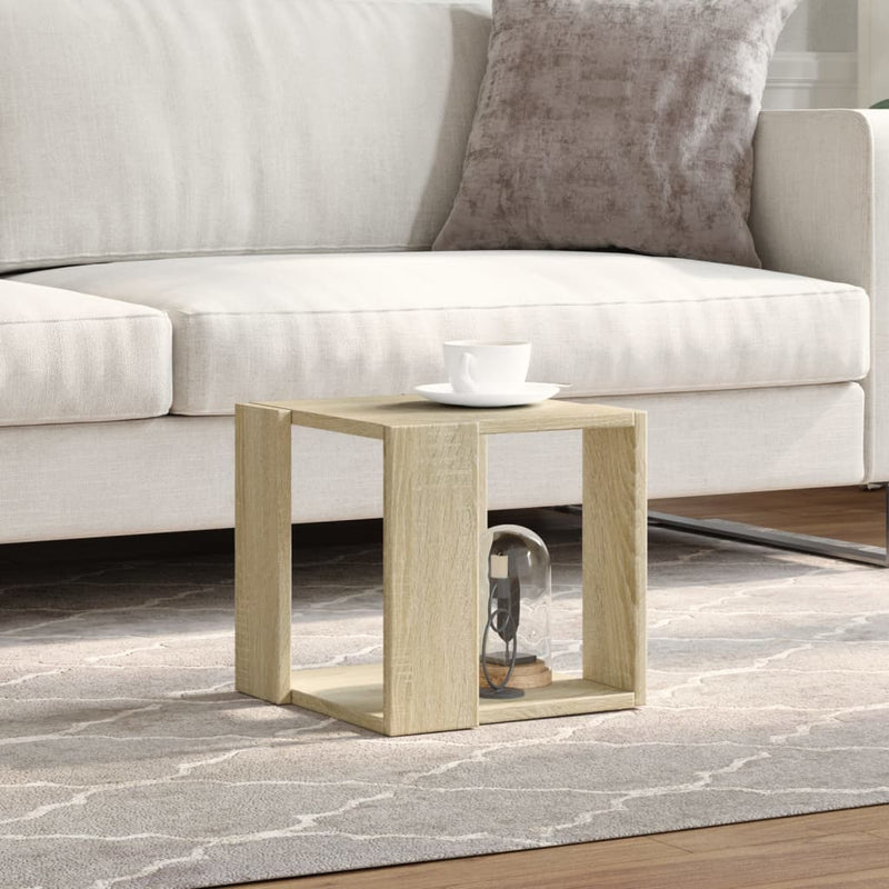 Coffee Table Sonoma Oak 32x32x30 cm Engineered Wood