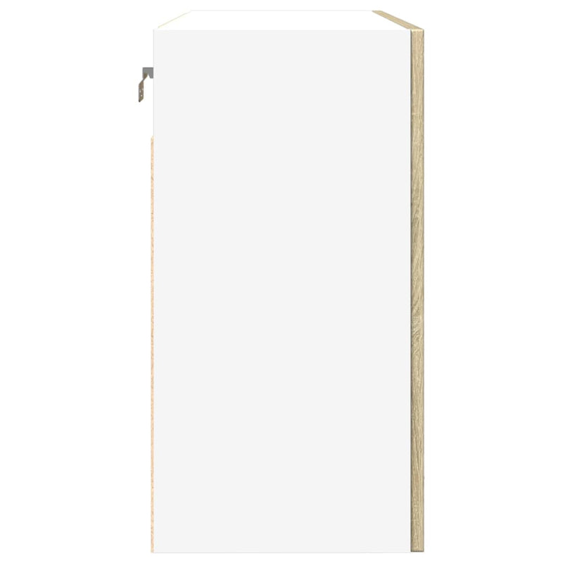 Modern Wooden Wall Mounted 2 Door Kitchen Storage Cabinet Unit