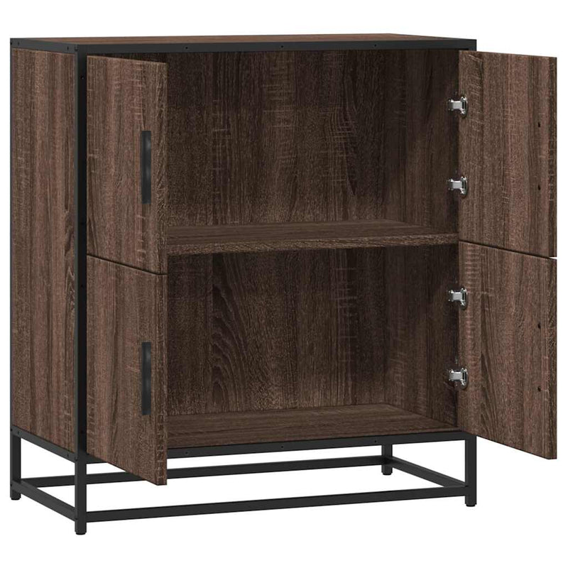 Sideboard Brown Oak 68x35x76 cm Engineered Wood