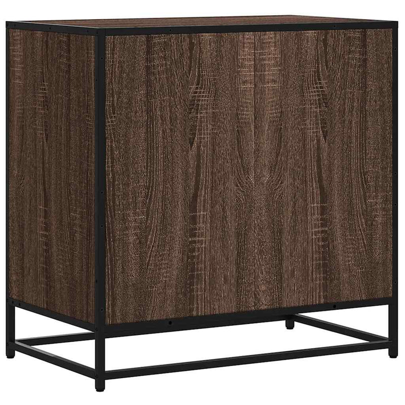 Drawer Cabinet Brown Oak 70x41x70 cm Engineered Wood