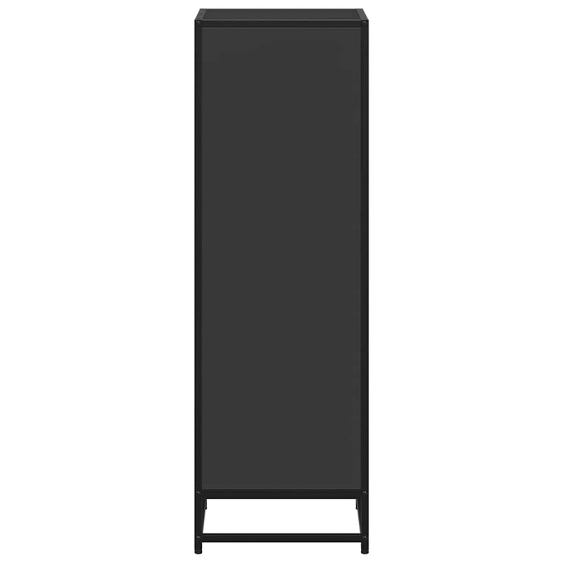 Book Cabinet Black 40x35x107.5 cm Engineered Wood