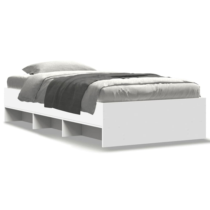 Modern Wooden Single Size 90cm Bed Frame Base With Under Storage Space