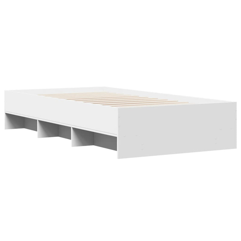 Modern Wooden Single Size 90cm Bed Frame Base With Under Storage Space