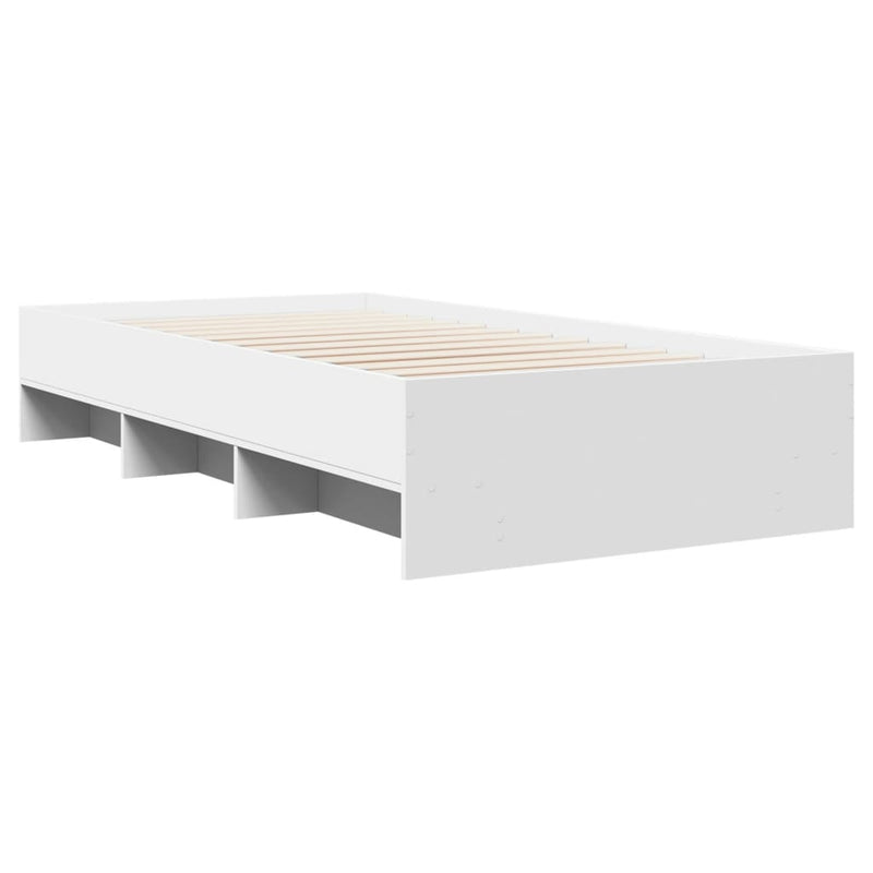Modern Wooden Single Size 90cm Bed Frame Base With Under Storage Space